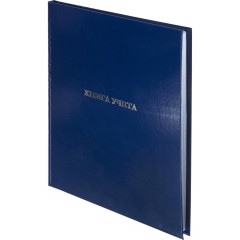 Книга учета 96л. в клетку офсет, обл.бумвинил синий Книга учета 96л. в клетку офсет, обл.бумвинил синий - фото 3