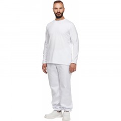 Футболка (160 г.) с длинным рукавом бел.(M) Футболка (160 г.) с длинным рукавом бел.(M) - фото 2