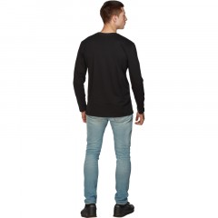 Футболка (160 г.) с длинным рукавом чрн.(M) Футболка (160 г.) с длинным рукавом чрн.(M) - фото 4