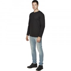 Футболка (160 г.) с длинным рукавом чрн.(M) Футболка (160 г.) с длинным рукавом чрн.(M) - фото 5