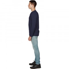 Футболка (160 г.) с длинным рукавом т.-син.(M) Футболка (160 г.) с длинным рукавом т.-син.(M) - фото 2