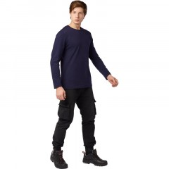 Футболка (160 г.) с длинным рукавом т.-син.(M) Футболка (160 г.) с длинным рукавом т.-син.(M) - фото 8