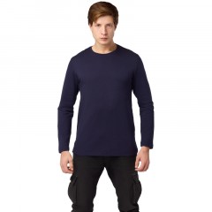 Футболка (160 г.) с длинным рукавом т.-син.(M) Футболка (160 г.) с длинным рукавом т.-син.(M) - фото 12