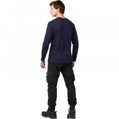 Футболка (160 г.) с длинным рукавом т.-син.(XL) Футболка (160 г.) с длинным рукавом т.-син.(XL) - фото 10