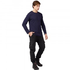 Футболка (160 г.) с длинным рукавом т.-син.(XXXL) Футболка (160 г.) с длинным рукавом т.-син.(XXXL) - фото 9