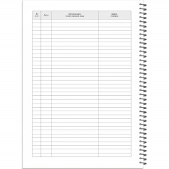 Журнал регистрации документов, на гребне, 13с16-50 Журнал регистрации документов, на гребне, 13с16-50 - фото 3