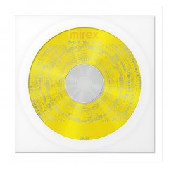 Носители информации DVD-R, 16x, Mirex, конверт/1, UL130003A1C