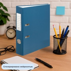 Папка-регистратор 50 мм ПБП1 синий с мет.уголком Папка-регистратор 50 мм ПБП1 синий с мет.уголком - фото 11