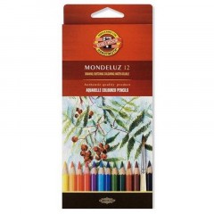 Карандаши акварельные KOH-I-NOOR MONDELUZ 12 цветов, шестигр, 3716/12 Карандаши акварельные KOH-I-NOOR MONDELUZ 12 цветов, шестигр, 3716/12 - фото 2