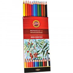 Карандаши акварельные KOH-I-NOOR MONDELUZ 12 цветов, шестигр, 3716/12 Карандаши акварельные KOH-I-NOOR MONDELUZ 12 цветов, шестигр, 3716/12 - фото 5