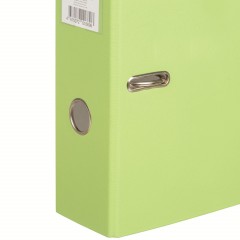 Папка-регистратор 80 мм Attache Экономи, лайм,ПБП1,карм.кор - фото 4