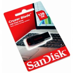 Флеш-память SanDisk Cruzer Blade, 128Gb, USB 2.0, ч/крас, SDCZ50-128G-B35 Флеш-память SanDisk Cruzer Blade, 128Gb, USB 2.0, ч/крас, SDCZ50-128G-B35 - фото 3