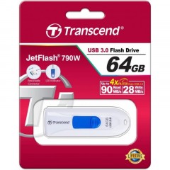 Флеш-память Transcend JetFlash 790, 64Gb, USB 3.1 G1, б/син, TS64GJF790W Флеш-память Transcend JetFlash 790, 64Gb, USB 3.1 G1, б/син, TS64GJF790W - фото 6