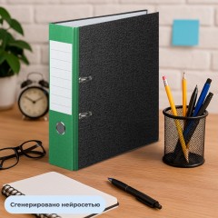 Папка-регистратор Attache Economy 80 мм мрамор с зелым кор,мет.уг.,бум/бум Папка-регистратор Attache Economy 80 мм мрамор с зелым кор,мет.уг.,бум/бум - фото 12