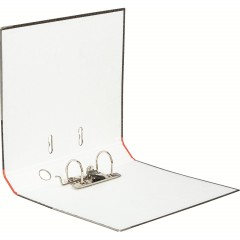 Папка-регистратор  50 мм мрамор с красн кор,мет.уг.,бум/бум - фото 7