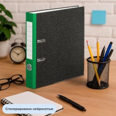 Папка-регистратор Attache Economy 50 мм мрамор с зелым кор,мет.уг,бум/бум Папка-регистратор Attache Economy 50 мм мрамор с зелым кор,мет.уг,бум/бум - фото 12