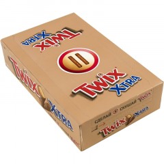 Шоколадный батончик Twix Xtra с карамелью и печеньем, 82г Шоколадный батончик Twix Xtra с карамелью и печеньем, 82г - фото 3