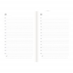 Ежедневник недатированный бордо, А6,100x150, 320стр, Agenda - фото 3