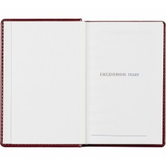 Ежедневник недатированный бордо, А6,100x150, 320стр, Agenda - фото 9