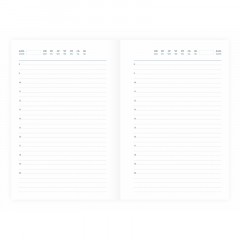 Ежедневник недатированный черный, А5,148x218, 352стр, Agenda Ежедневник недатированный черный, А5,148x218, 352стр, Agenda - фото 3