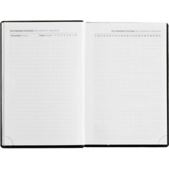 Ежедневник недатированный черный, А5,148x218, 352стр, Agenda - фото 13