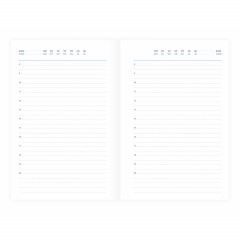 Ежедневник недатированный бордо,А5, 148x218, 352стр, Agenda - фото 2