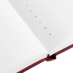 Ежедневник недатированный бордо,А5, 148x218, 352стр, Agenda - фото 21