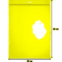 Пакет с замком (Zip Lock) с европодвесом 25 х 35 см, 60 мкм, 100 шт/уп - фото 2
