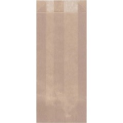 Пакет бумажный  80x20x200 мм,  40 гр/м2, крафт, коричневый, 2000 шт/уп