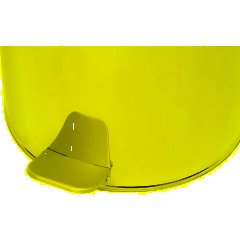 Ведро мусорное стальное 50л круглое серебр с пед и крышкой 300х710мм ТИТАН - фото 4