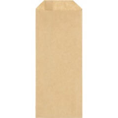 Пакет бумажный  80x20х220, 70 гр/м2, крафт, коричневый, 500 шт/уп