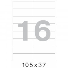 Этикетки самокл. ProMEGA Label BASIC 105х37 мм/16 шт. на лис.А4 50листов Этикетки самокл. ProMEGA Label BASIC 105х37 мм/16 шт. на лис.А4 50листов - фото 3