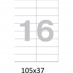 Этикетки самоклеящиеся  105х37 мм/16 шт. на лис.А4  50листов - фото 4
