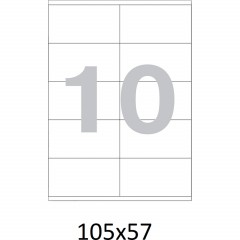 Этикетки самоклеящиеся  105х57 мм/10 шт. на листеА4  50листов - фото 4