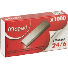 Скобы для степлера №24/6 Maped оцинкованные 1000 шт./уп,324405 - фото 2