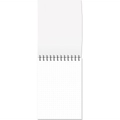 Блокнот А6,60л,точка,греб.верхн,обл.глянц.лам. Attache Fleur Мята - фото 2