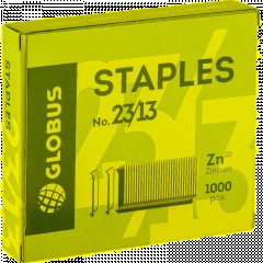 Скобы для степлера №23/13 Глобус С23/13-1000 оцинкованные 1000 шт/уп - фото 3