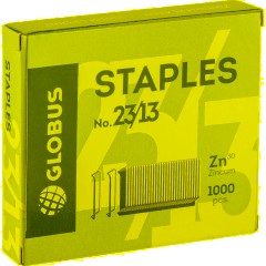 Скобы для степлера №23/13 Глобус С23/13-1000 оцинкованные 1000 шт/уп - фото 4
