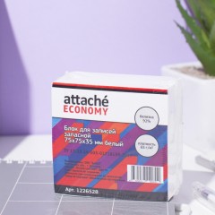 Блок для записей Attache Economy запасной 7,5х7,5х3,5, белый, 65 г Блок для записей Attache Economy запасной 7,5х7,5х3,5, белый, 65 г - фото 4