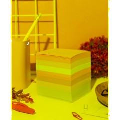 Блок для записей запасной 8х8х8, 5 цветов 80 г - фото 6