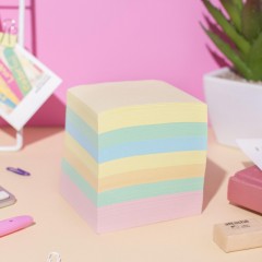 Блок для записей проклеенный  8х8х8, 5 цветов 80 г - фото 5