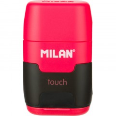 Ластик-точилка Milan TOUCH DUO+2смен.ласт син.кауч лезв.точ из углер стали Ластик-точилка Milan TOUCH DUO+2смен.ласт син.кауч лезв.точ из углер стали - фото 3