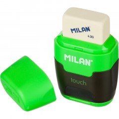 Ластик-точилка Milan TOUCH DUO+2смен.ласт син.кауч лезв.точ из углер стали Ластик-точилка Milan TOUCH DUO+2смен.ласт син.кауч лезв.точ из углер стали - фото 7