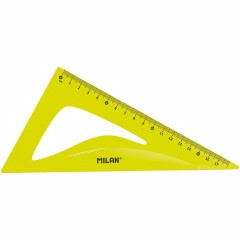 Набор Milan для черчения:линейка 30см, 2треуг(45град,30град),транспорт, жел - фото 4