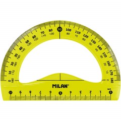 Набор Milan для черчения:линейка 30см, 2треуг(45град,30град),транспорт, жел - фото 5