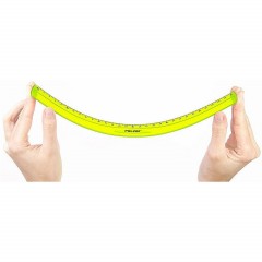 Набор Milan для черчения:линейка 30см, 2треуг(45град,30град),транспорт, жел - фото 6