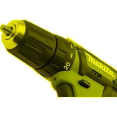 Дрель-шуруповерт аккумуляторная MAKITA 12В 2АКБ (1.5Ач), 30Нм (DF333DWYE) - фото 3