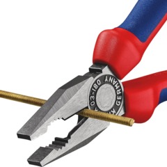 Плоскогубцы комбинированные L-180 мм KNIPEX KN-0302180 - фото 11