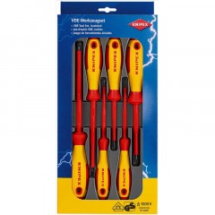Набор отверток 6 предметов VDE KNIPEX KN-002012V01 Набор отверток 6 предметов VDE KNIPEX KN-002012V01 - фото 4