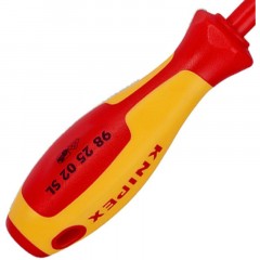 Отвертка диэлектрическая VDE PZ2 тонкая VDE KNIPEX KN-982502SL Отвертка диэлектрическая VDE PZ2 тонкая VDE KNIPEX KN-982502SL - фото 3
